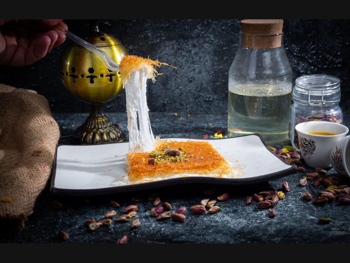 كنافة خشنه بالجبن